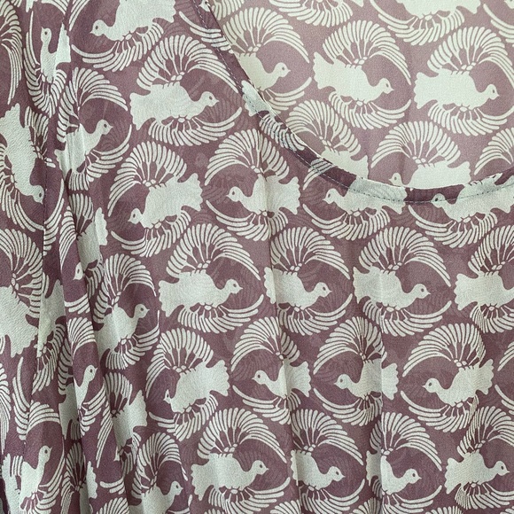 Rachel Pally Chiffon Dress in Dove Print - Picture 5 of 5